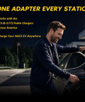Smooth Operator CCSI And J1772 To Tesla Adapter 250KW DC Fast Charging Converter for easy charging at public stations across America.