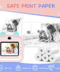 20 Rolls Instant Print Kids Camera Paper For HD Photo Prints, Premium Thermal Paper Refill With Bold Colors And Glossy Finish, Durable, High Quality Paper Your Kids Will Dig For Their Mini Cameras. safe print paper for kids mini camera, BPA free rolls