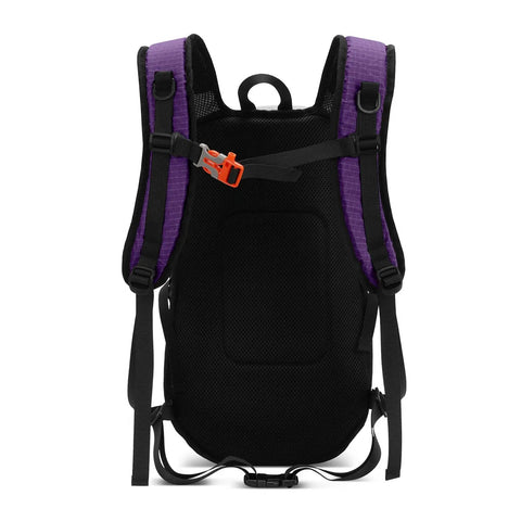 Back view of 25L Outdoor Hiking Backpack For Men With Breathable Mesh Back And Lightweight Design Tear Nylon Daypack