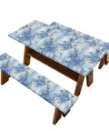 Cute Dragonfly 3 Piece Picnic Table Cover Set With Waterproof Bench Covers For Rectangular Tables And Benches Perfect For Camping