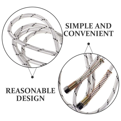 Medium Pressure Steam Hose For Steam Irons Easy Install High Temperature Resistant Durable Replacement Steam Tube with Features