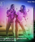 Corner Floor Lamp Set The Vibe With 16 Million RGB Colors And Over 210 Mood Lighting Modes Music Reactive Sync party scene