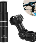 Adjustable 31.8mm Bike Stem Riser With 120 Degree Tilt And 150mm Height Extension, aluminum extender for MTB and e-bikes