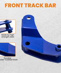 Track Bar Bracket for Dodge Ram 2500 3500 4x4 2003-2008 With 2.5 to 6 Inch Lift Panhard Bar Drop Relocation Kit to Improve Steering, blue steel bracket
