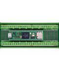 Top view of Terminal Block Breakout Board Module for Teensy 4.1 with screw mount, showing 112 DIY solder pads and 2.54mm pitch.
