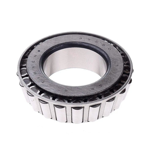 Front view of Heavy Duty Tapered Roller Bearing Cone 39580 for industrial machinery and automotive applications, durable steel material.