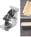 Carbon Steel Self Locking Hinges Folding Table Leg Brackets With 180 Degree Lock Design And Electroplated Finish for heavy-duty use
