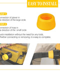 Planer Hose Adapter 2-1/2 Inch For DW735 DW735X Dust Port Friction Fit Connector installation steps and imagery