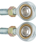 M10 Beefy Heavy Duty Rod End Bearing 10mm Bore Left Right Hand Thread Self Lubricating Ball Joint Heim Joint With Jam Nuts For ATV Quad Buggy Go Kart Drift Trike Golf Cart 4 Wheelers, pair