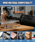 Slick Flexible Arm Servo Tapping Machine With 600 Watt Motor And 360 Rotation Offers Variable Speed Up To 312 RPM for stainless steel and wood.