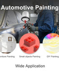 Pro Grade Lvlp Automotive Paint Spray Gun Featherweight Champion used for automotive and furniture painting applications.