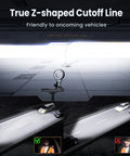Pair Of 7 Inch Led Headlights With Hi Low Beams Plug And Play 10000 Lumens High 7000 Lumens Low Anti Glare Sealed Beam Dot Approved