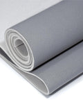 Rolled Hiksuky auto headliner fabric, gray velvet with foam backing, 54 by 60 inches