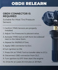 Chevrolet TPMS Sensor Set Of 4 315MHz Tire Pressure Monitoring Sensors Pre Programmed For Easy Install And Quick Vehicle Relearn Replacement Kit Plug And Play Ready Fits Most GM Chevrolet Cars And SUVs With Any TPMS Tool OBDII relearn tool