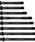 Beefed Up 1.0mm Thread Pitch Through Axles for Road and Mountain Bikes Front and Rear 12mm x 120mm Boost Through Axle 6061 Aluminum