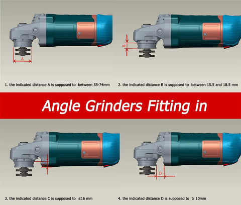 7 Inch Angle Grinder Dust Shroud With Flush Edge For Clean Grinding Universal Fit For Most 7 Inch Grinders Efficient Dust Collection Removable Edge For Flush Surfaces Durable Construction For Pro Work