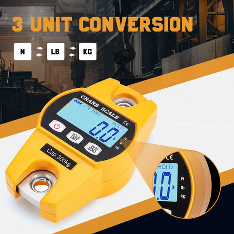 Straight Up Heavy Duty Digital Crane Scale Built Like A Tank For Ranch Grind Jobs With Remote Control Peak Hold Feature Bright Led Reading And 2000 Pound Max Load For Zero Hassle Lifting