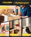 Multipurpose tool used for woodworking, home decoration, general repair, and artistic creation, showcasing versatility.