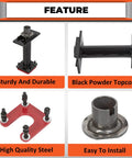 Rear Axle Bearing Puller And ABS Tone Ring Installer Kit for Toyota 4Runner Tacoma Tundra Hilux with sturdy steel parts.