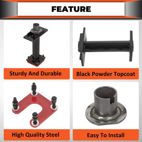 Rear Axle Bearing Puller And ABS Tone Ring Installer Kit for Toyota 4Runner Tacoma Tundra Hilux with sturdy steel parts.