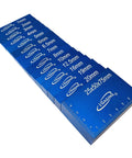 Precision Aluminum Setup Blocks And Bar Gauges Kickass 15 Piece Metric Kit For Machine Shop And Woodworking Pro Fence Alignment Tools showing blue anodized gauge blocks with sizes from 1mm to 25x50x75mm.