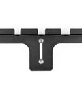 5-Tool Pry Bar Wall Hanger For Garage Organization A Sturdy Steel Wall Mount Rack shown front view with mounting slots