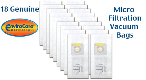 Premium Replacement Micro Filtration Vacuum Bags 18 Pack For Bissell PowerForce 3522 PowerGlide 3545 Plus 3350 And Lift Off 3554 Series