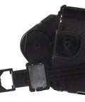 Close-up of Clock Movement With Pendulum Silent No Tick Mute Mechanism Replacement Kit Black Plastic DIY Wall Clock Parts