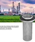 Oil Tank Air Filter With Valve Cover For Hydraulic Fuel Tank Systems in front of industrial refinery landscape