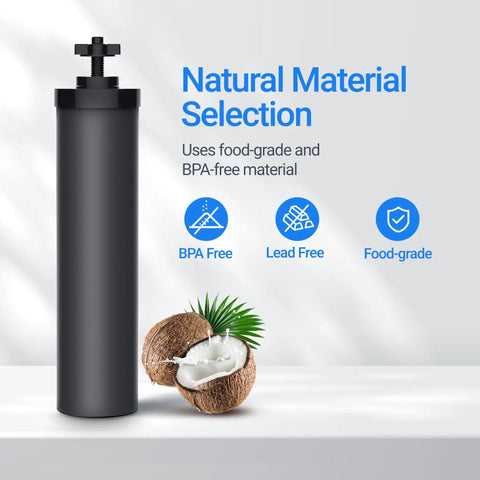 Gravity Water Filter Replacement For Berkey BB9-2 Compatible Systems Black Carbon Filters With Purewell ProOne And Waterdrop