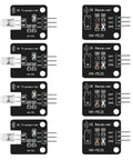 4 Piece 38KHz IR Transmitter And Receiver Sensor Modules Kit for DIY remote control projects with 1838 receiver and LED indicator