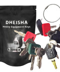 15 Piece Heavy Equipment Key Set Master Kit With Ignition And Operator Keys For Excavators Loaders Tractors Skid Steers