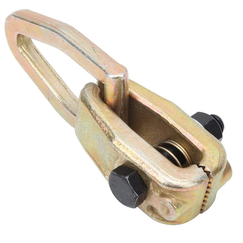 Beefy Carbon Steel Mini Clamp For Auto Body Work And Sheet Metal Pulling Rust Proof Dent Fixing Tool With Rock Solid Pointed Nose Grip And Heavy Duty Impact Resistance For Quick Panel Repair On Your Ride