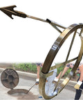 Badass Manganese Steel Sewer Snake Hammer Out Stubborn Pipe Clogs With Ease, 30m coil and bent tip for deep drain access.