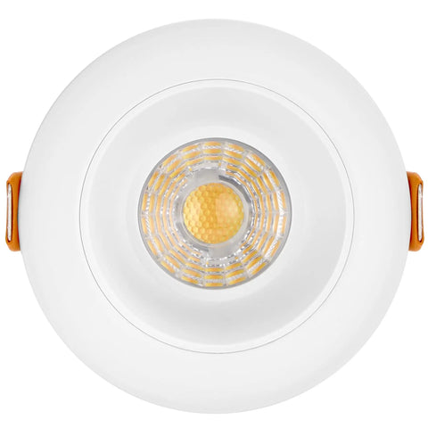 2 Inch Recessed LED Downlight With Premium Anti Glare Trim, 600 Lumens Bright White Glow, 5 Tunable CCT Options For A Sleek Home Lighting Setup Today, top view