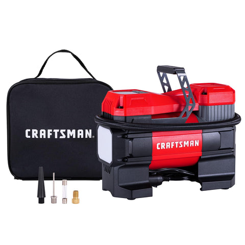 12V Tire Inflator Portable Air Compressor With Digital Gauge Auto Shut Off LED Light 12V Car Plug For Cars Bikes And Sports Up To 150 PSI Quick Fill On The Go with accessories and carrying bag