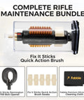 Remington Model 700 Field Cleaning Kit With Quick Action Brush and Tough As Nails Steel Bolt Opener including cleaning brush and swabs.