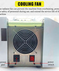 Cooling fan and control panel of Dead Nuts Precise Electric Heat Shrink Tube Cutter for safe operation.