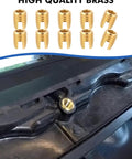 Brass Batwing Thread Insert Repair Kit With Tool For Harley Touring Bikes 1996 To 2026 Electra Glide Street Glide Tri Glide