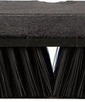 Top Rated 18 Inch Push Broom Head Replacement Featuring Angled Synthetic Bristles To Blast Through Dust And Clutter Fast On Hard Floors Perfect For Garages Patios Kitchens And Busy Commercial Areas Bpa Free, with black bristles.