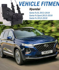Rear Right Passenger Door Lock Actuator Replacement for Santa Fe XL 2013-2019 Hyundai shown driving with part image