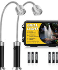 Grill Lights For Night Barbecues With Magnetic Base 360 Degree Gooseneck Super Bright LED Perfect Grilling Gift For Men Dad