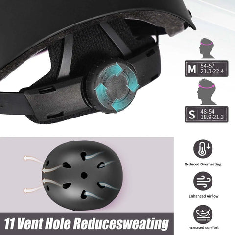 Adjustable Kids Helmet Set For Ages 3 To 15 Perfect For Biking Skating Rollerblading Scooters And More Dial Fit Protection with ventilation