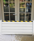 Exterior Door Flood Panels Water Stopper For Maximum Flood Protection Waterproof Barrier Pro Grade Heavy Duty Easy Install For Home And Business Flood Defense, aluminum door barrier