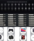 Top Notch 25 In 1 Precision Screwdriver Set With Magnetic Bits For Glasses Phones Smart Watches And Laptops showing various screwdriver bits.