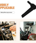 Zero Hassle Adjustable Clamping Lever Handles Built Tough With Durable Aluminum Alloy Threaded Hand Grip For Industrial Machinery Tooling Maintenance Quick Turn Ratchet Crank, shown in use on machinery and equipment.