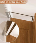 180 Degree Bifold Barn Door Hardware Kit Hidden For Right Open Folding Closet Doors Doorframe Mount Inconspicuous Sliding Bracket