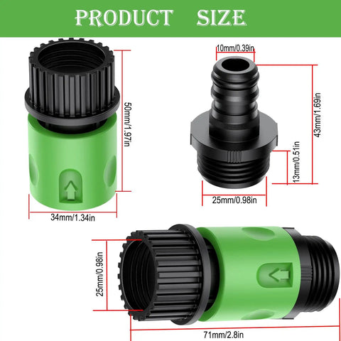 Twin Pack Quick Connect Flush Kit Green For Sea Doo Kawasaki Boats Jet Skis Engine Garden Hose Flush Adapter Compatible With 4 Stroke Sea Doo PWC Yamaha Outboard Honda Motors
