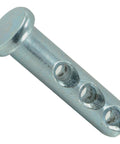 Universal Clevis Pins Quarter Inch Diameter One Inch Length Zinc Plated Steel 10 Pack Beefy Quick Release Fasteners