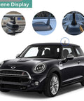 2.5 Inch Stubby Car Antenna Mast For Mini Cooper Countryman BMW Z3 Z4 128i VW Polo Golf AM FM Radio Replacement on car roof